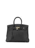 Hermès Pre-owned Birkin 35 Handbag - Black