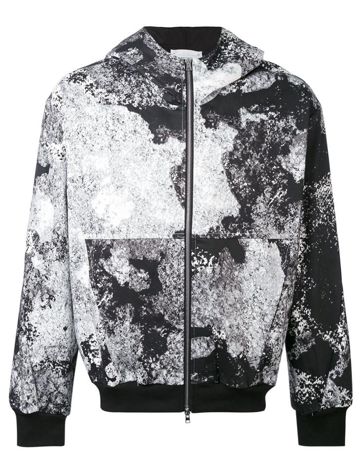 Lost & Found Ria Dunn - Printed Hooded Jacket - Men - Cotton/spandex/elastane - S, Black, Cotton/spandex/elastane