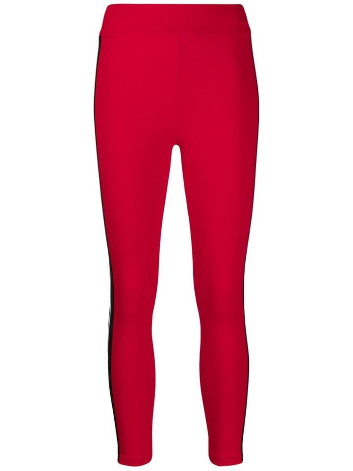 Gcds Logo Band Leggings - Red