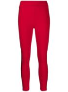 Gcds Logo Band Leggings - Red