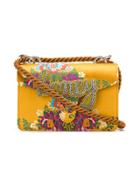 Isla Honey Embroidered Bag - Yellow