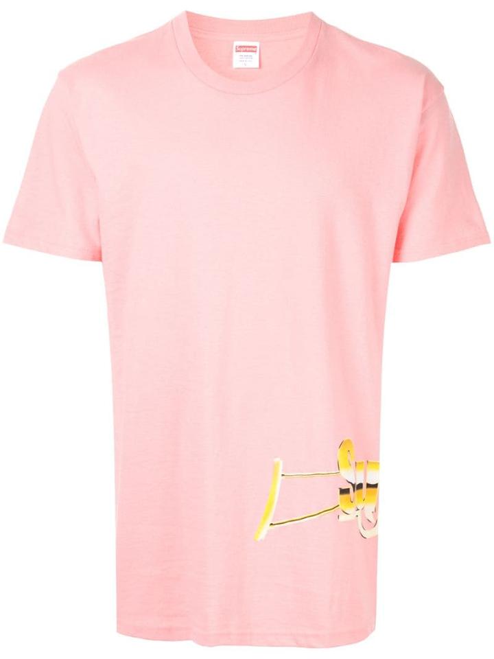 Supreme Automatic Print T-shirt - Pink