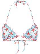 Mc2 Saint Barth Starfish Print Bikini Top - Multicolour