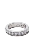 De Beers Platinum Channel Set Full Diamond Eternity Band