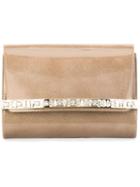 Jimmy Choo 'bow' Clutch, Women's, Grey