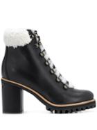 Le Silla Hiking-style Ankle Boots - Black