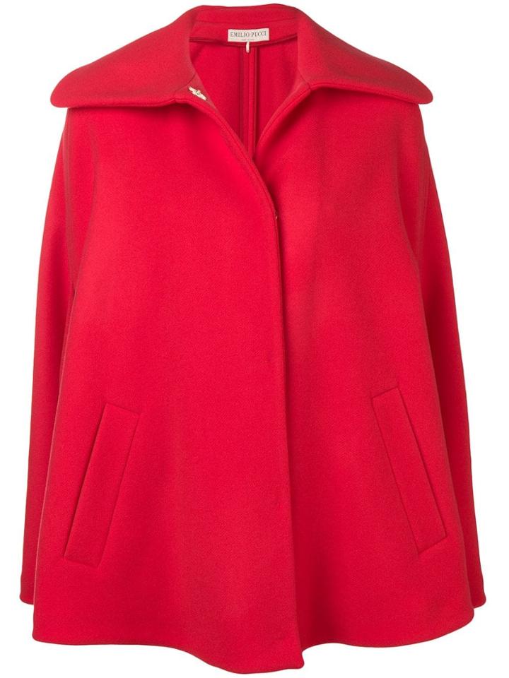 Emilio Pucci Emilio Pucci 9era309e606 330-rosso Wool Or Fine Animal