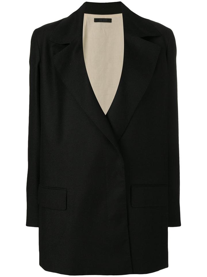 The Row Long Line Blazer - Black