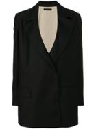 The Row Long Line Blazer - Black