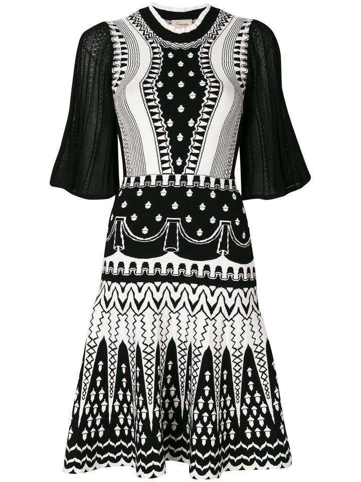 Temperley London - Silvermist Dress - Women - Cotton/polyester/viscose - S, Black, Cotton/polyester/viscose