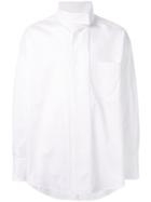 Wooyoungmi Wrap Detail Collar Shirt - White