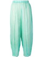 Forte Forte Elasticated Waist Trousers - Green