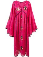 Vita Kin Printed Kaftan Maxi Dress - Pink