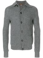 Yves Saint Laurent Vintage Checkered Texture Cardigan - Grey