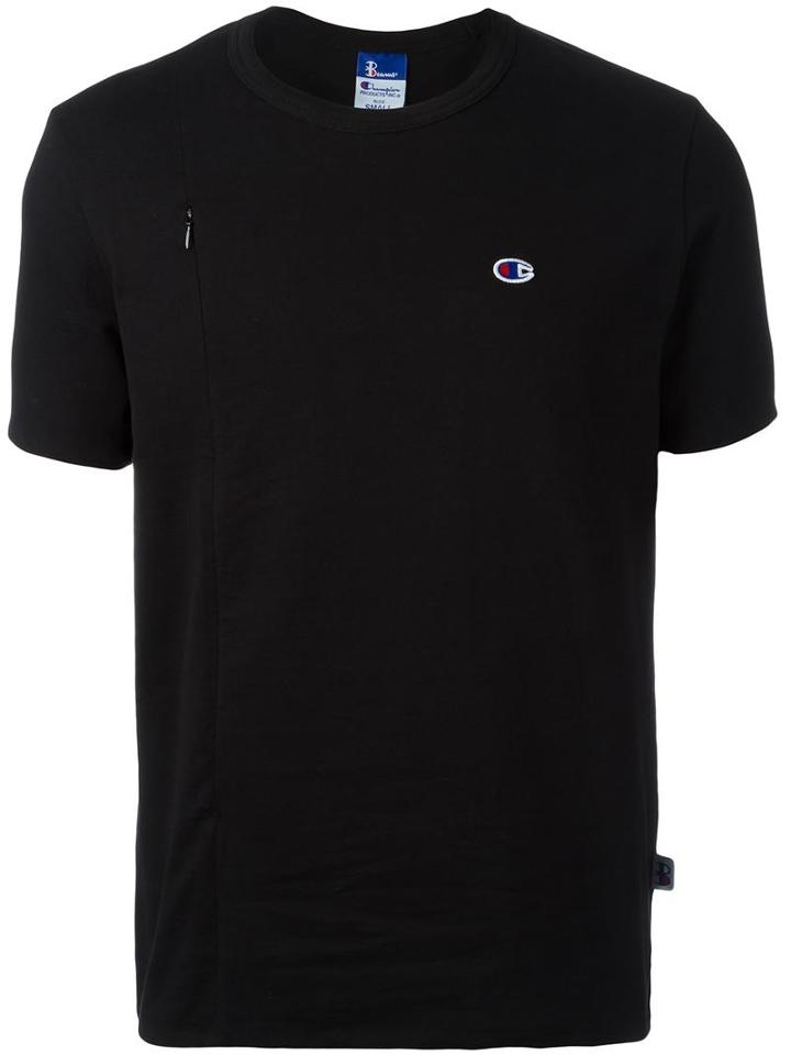 Champion 'champion X Beams' T-shirt, Men's, Size: Large, Black, Cotton