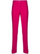 Moschino Slim Fit Tailored Trousers - Pink