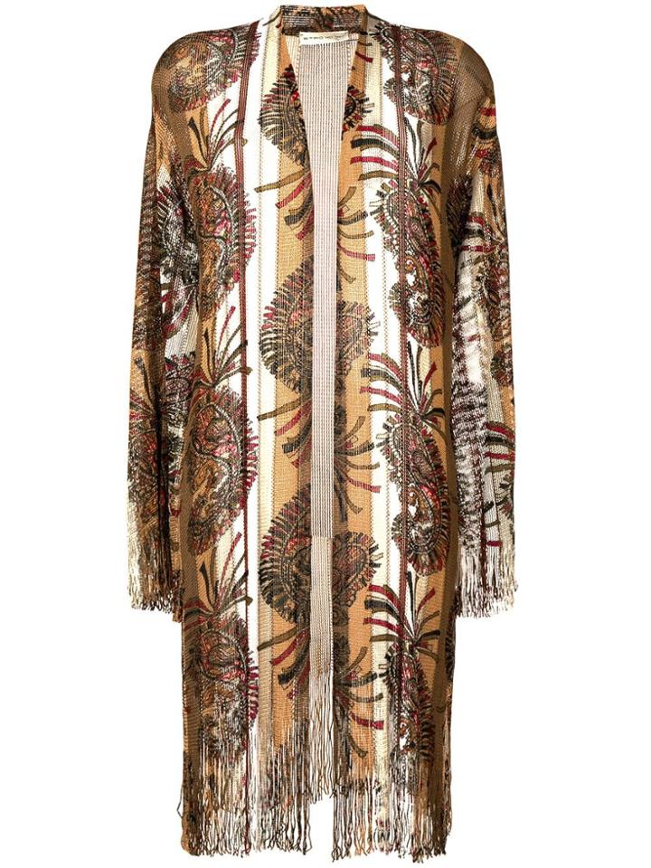 Etro Paisley Print Cardigan - Neutrals