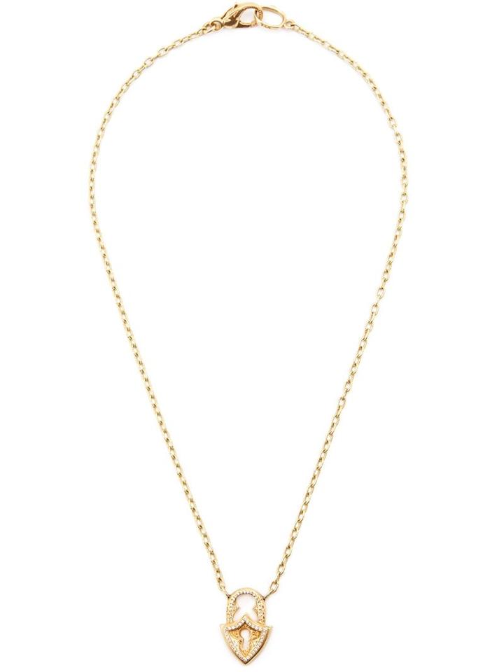 Loree Rodkin Diamond Padlock Necklace
