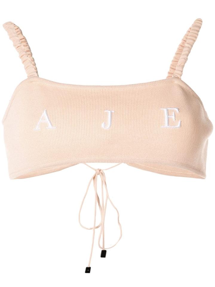 Aje Carrie Bandeau Top - Orange