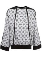Ktz Monogram Inside Out Sweatshirt, Adult Unisex, Size: Small, White, Cotton