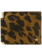 Tom Ford Animal Print Cardholder - Brown