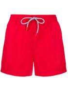 Fila Side Logo Swim Shorts - Red
