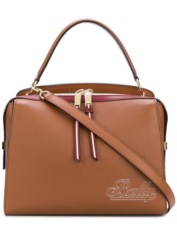 Bally Amoeba Large Tote - Brown