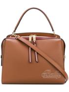 Bally Amoeba Large Tote - Brown