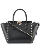 Valentino - Valentino Garavani Rockstud Trapeze Tote - Women - Leather - One Size, Women's, Black, Leather
