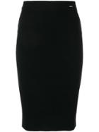 Liu Jo Knit Midi Skirt - Black