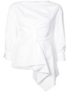 Enföld Tuck Blouse - White