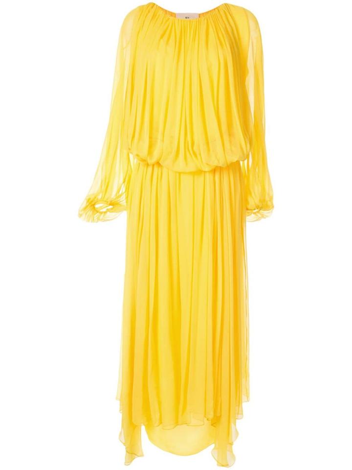 By. Bonnie Young Marigold Flare Dress - Yellow