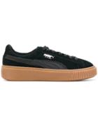 Puma Low Top Platform Sneakers - Black
