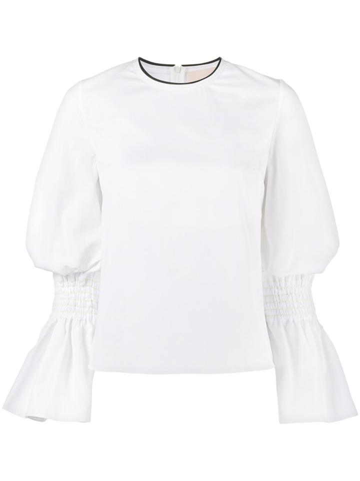 Roksanda Kalila Cotton Poplin Top - White