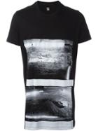 Julius Printed Loose Fit T-shirt, Men's, Size: 2, Black, Cotton/modal