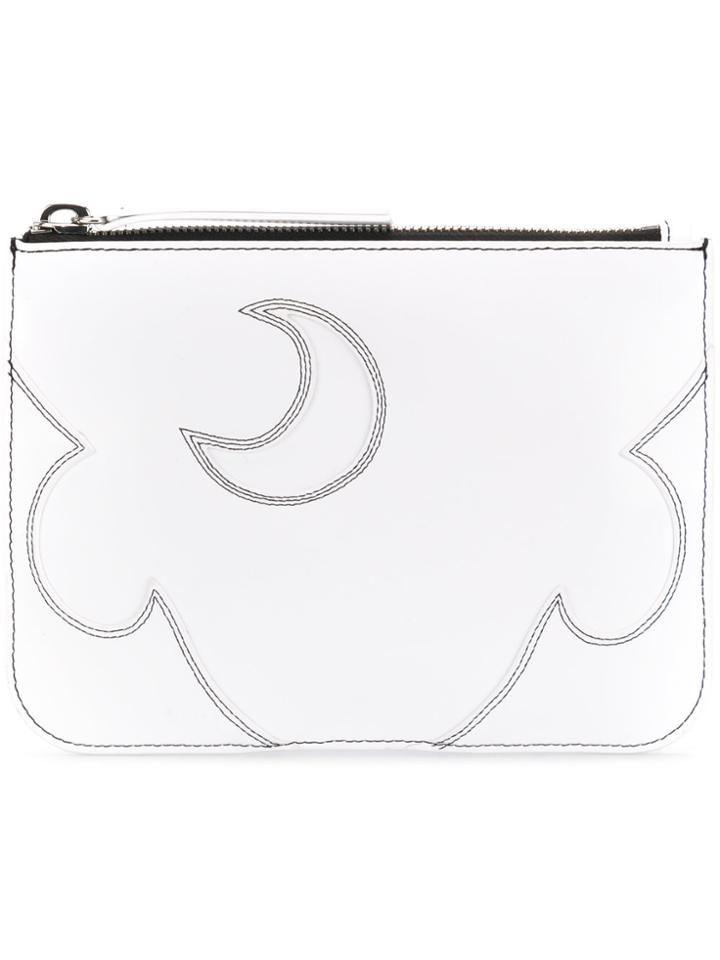 Mcq Alexander Mcqueen Medium Pouch Clutch - White