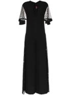 Staud Anabelles Sequin Neck Tie Jumpsuit - Black