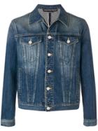 Alexander Mcqueen Basic Denim Jacket - Blue