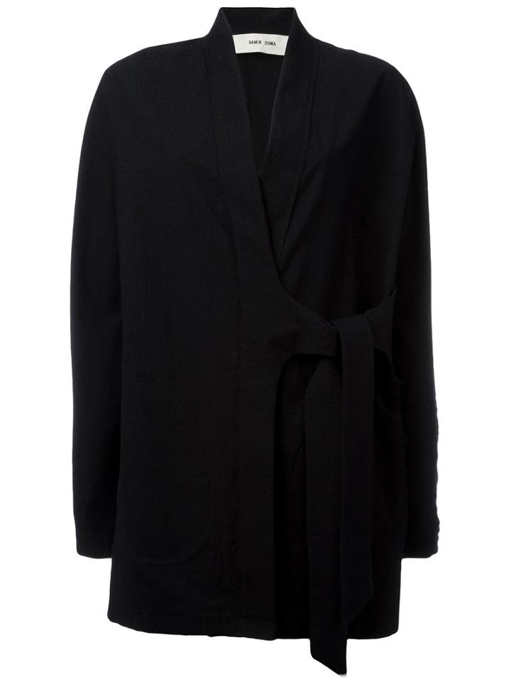 Damir Doma Jun Oversized Jacket, Women's, Size: Small, Black, Cotton/polyamide/spandex/elastane