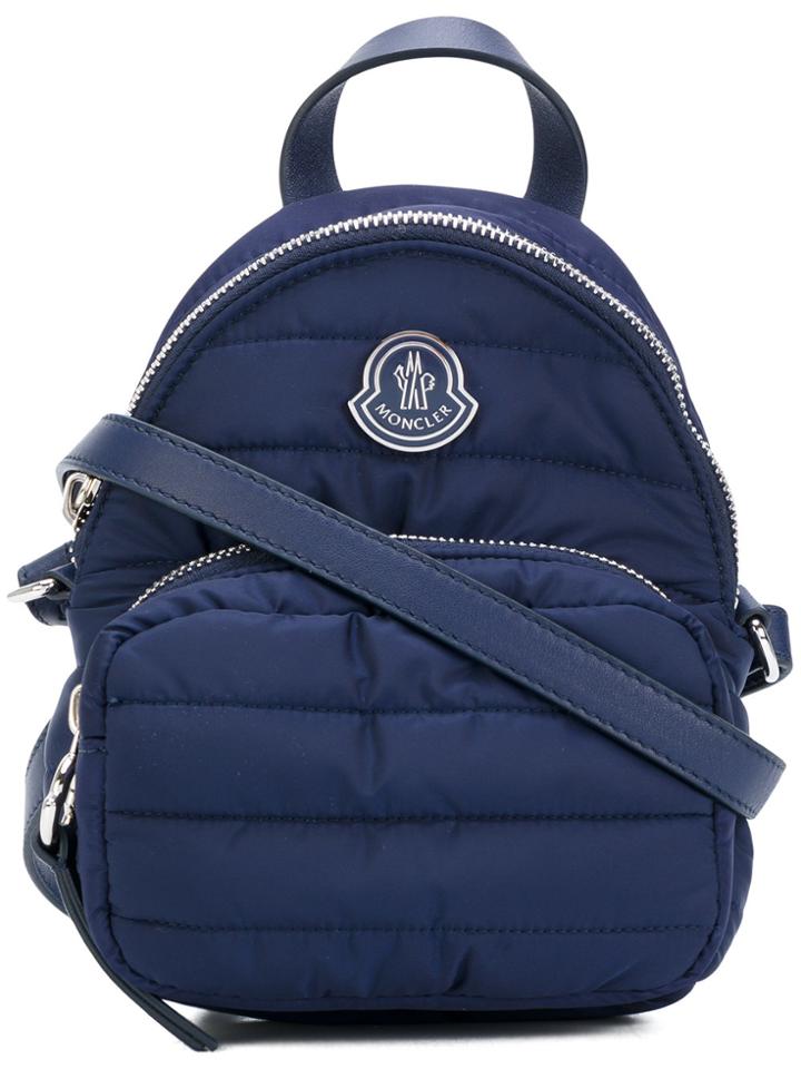 Moncler Small Panelled Backpack - Blue
