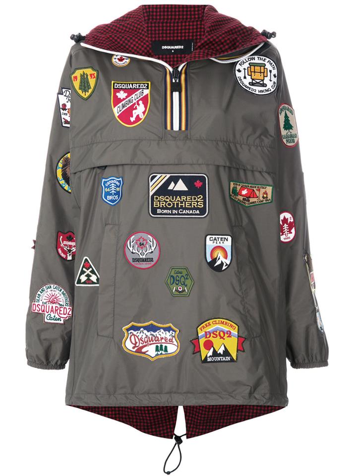 Dsquared2 Dsquared2 X K-way Travel Patch Wind Breaker - Grey