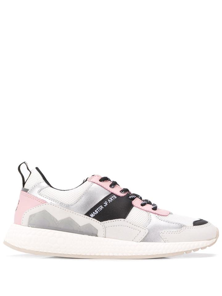 Moa Master Of Arts Panelled Low Top Sneakers - White