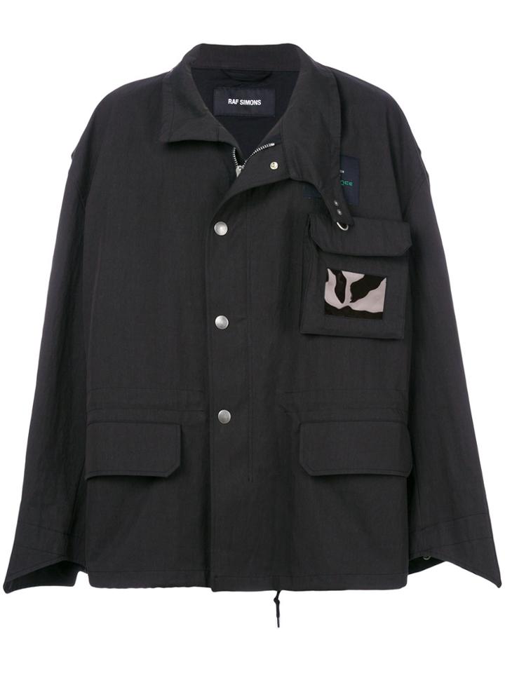 Raf Simons Utilitarian Oversized Jacket - Black