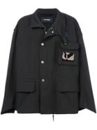Raf Simons Utilitarian Oversized Jacket - Black