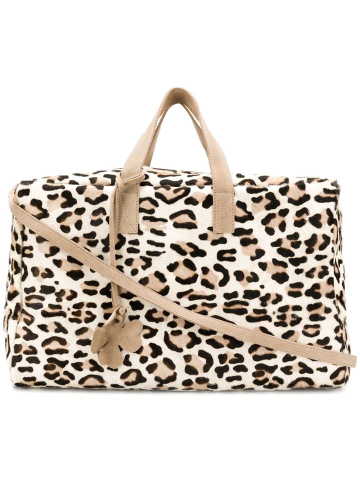 Danielapi Leopard Large Tote Bag - Neutrals