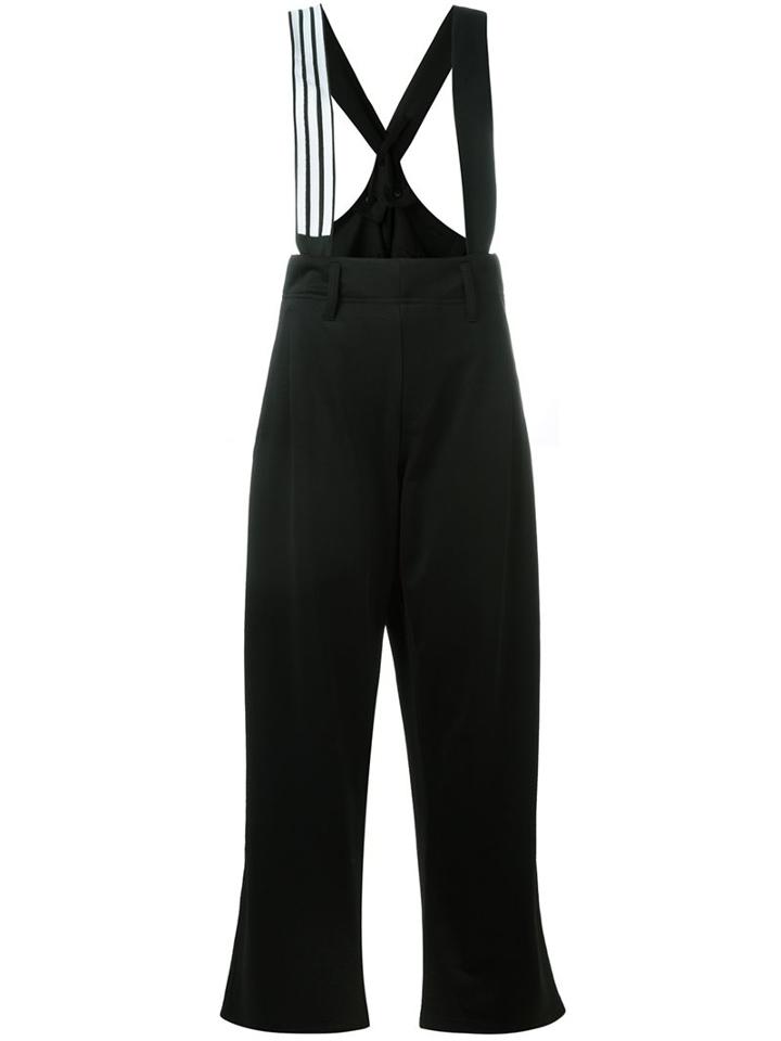 Y-3 Suspender Trousers, Women's, Size: Small, Black, Polyester/cotton