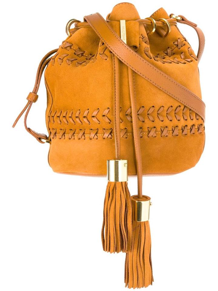 See By Chloé 'vicki' Bucket Shoulder Bag, Women's, Nude/neutrals, Calf Leather/suede
