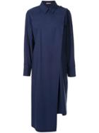 Nehera Daix Double Front Shirt Dress - Blue