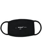 Off-white Logo Print Mask - Black
