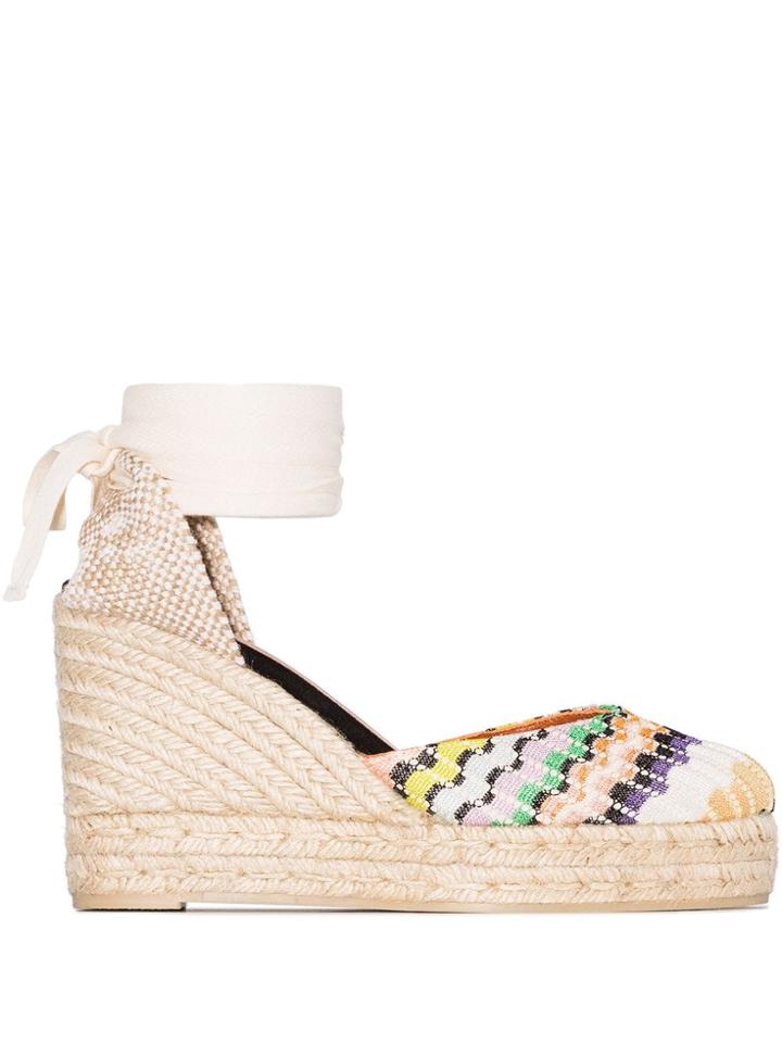 Castañer X Missoni Carina Espadrille Wedges - Multicolour